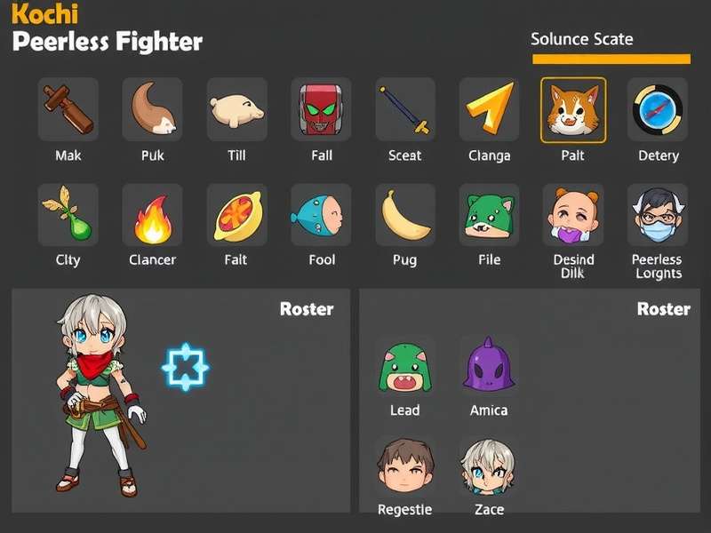 Kochi Peerless Fighter Character Roster